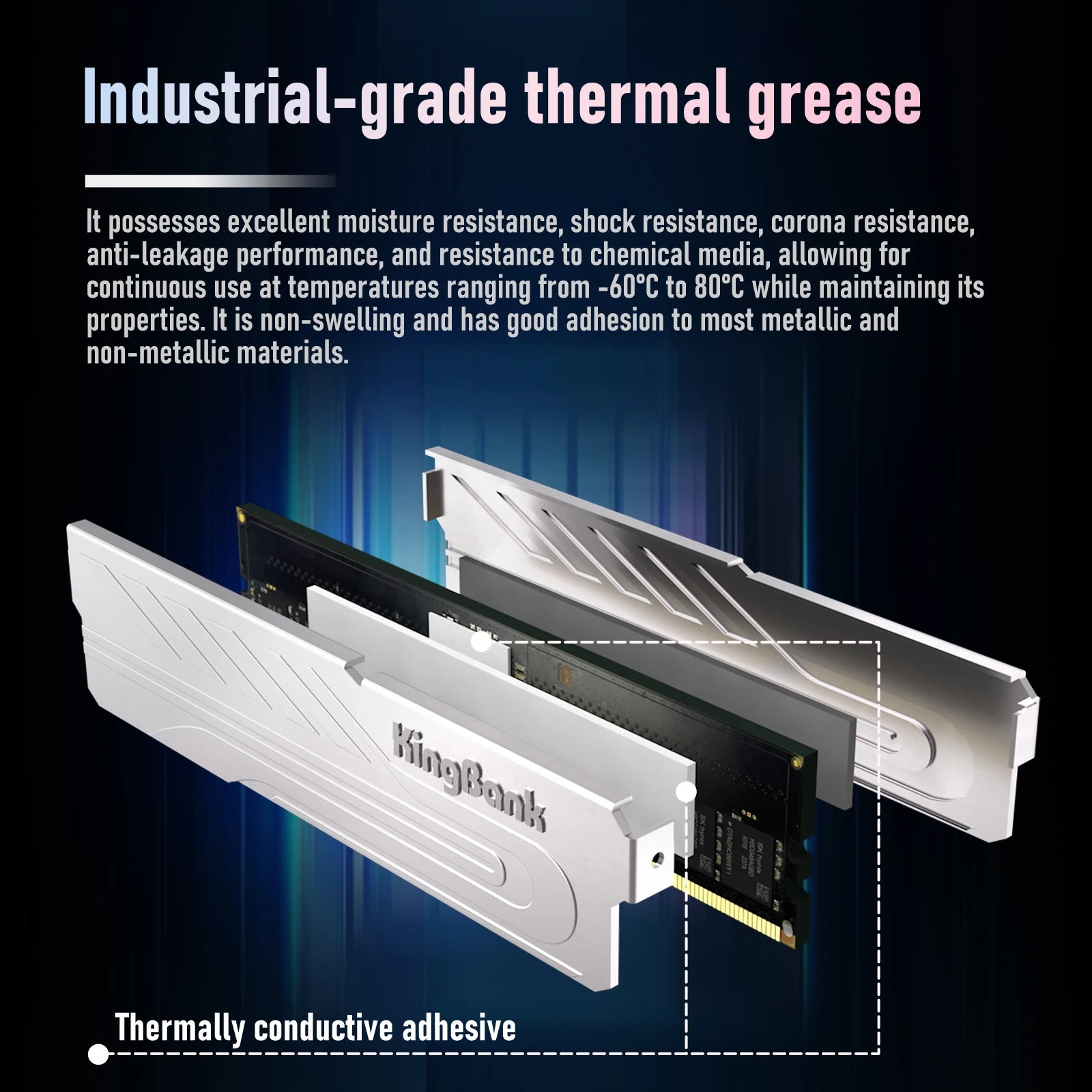 KingBank DDR5 RGB Gaming RAM 32GB Kit (2x16GB) 6000MHz CL36