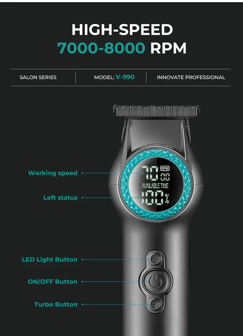 VGR V-990 profesionalni strižnik las 8000 vrt/min 200 min Zero-Gap