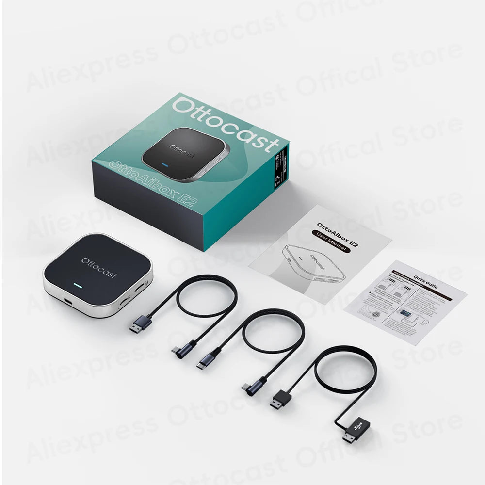 OTTOCAST Ottaibox E2 Android 13 Brezžični CarPlay AI Box