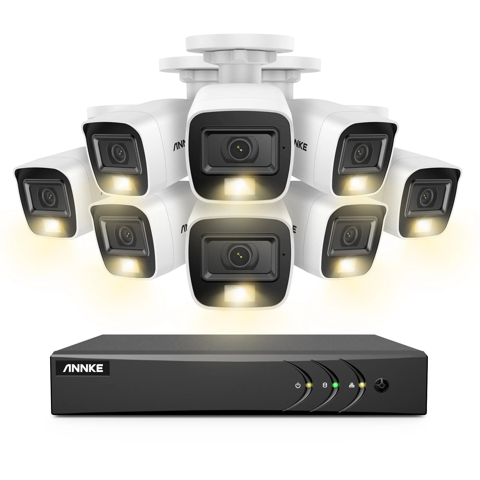ANNKE 5MP Lite Ultra HD CCTV sistem | H.265+ 8-kanalni DVR, 8× EXIR kamer
