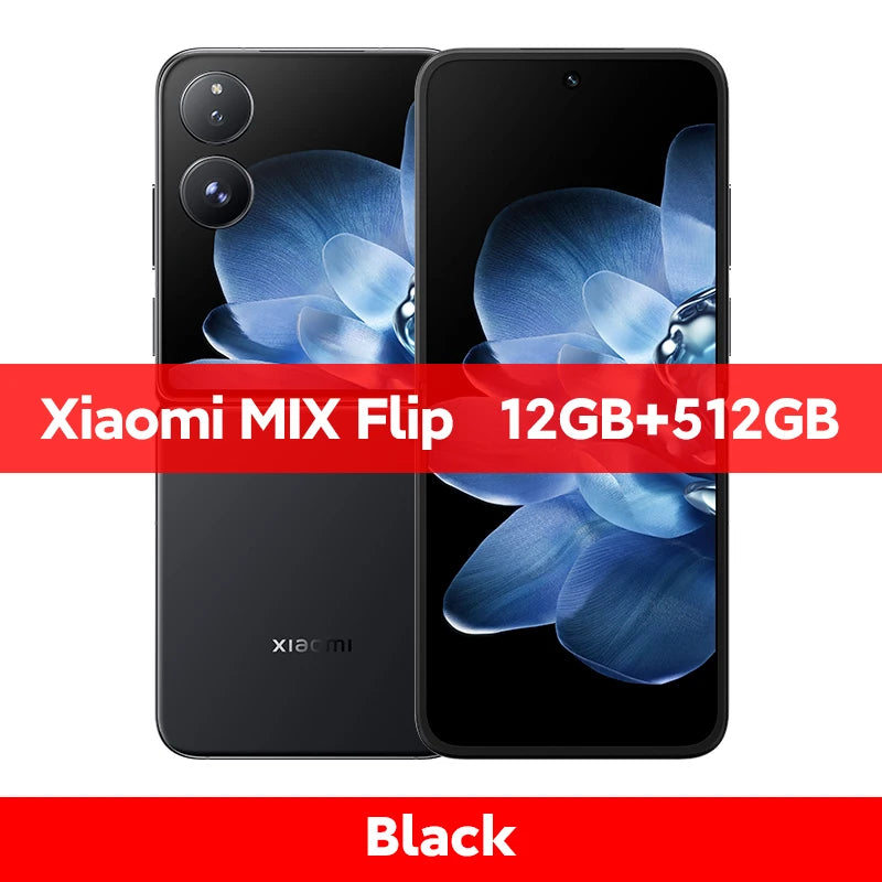 FR Warehouse Xiaomi MIX Flip Smartphone Global Version New Snapdragon 8 Gen 3 CPU 50MP Leica Camera  12GB RAM 512GB ROM 6.86 inch Foldable Display NFC - Limetastore