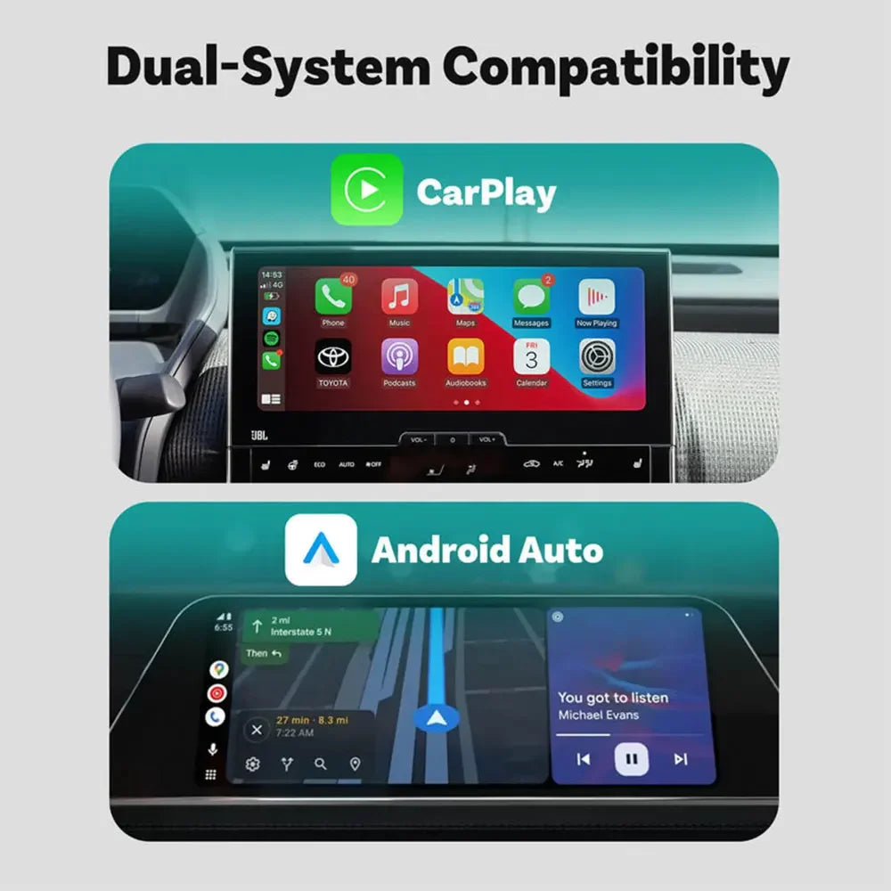 Brezžični adapter CarPlay in Android Auto 2 v 1 OTTOCAST Express