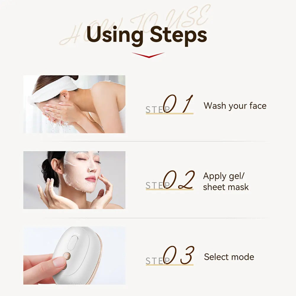 ANLAN RF Facial Device | Multi‑Polar RF, EMS Lifting, 3‑Color Light, 24K Gold