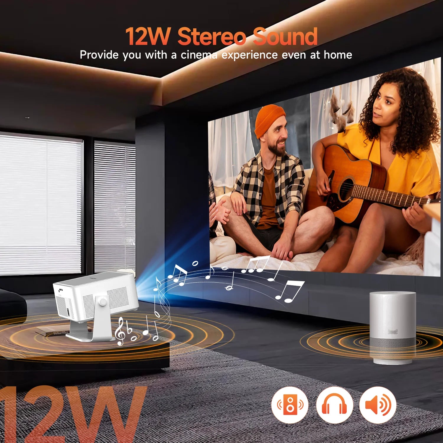 Pametni projektor Magcubic HY450 MAX | 1100 ANSI 1080P | Android 14 in podpora za 8K