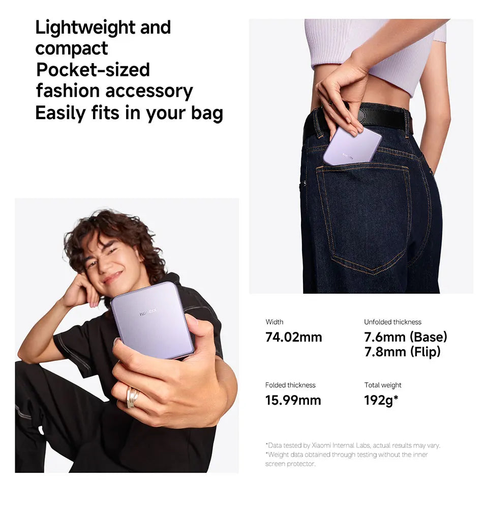 Global Version Xiaomi MIX Flip Smartphone New Snapdragon 8 Gen 3 CPU 50MP Leica Camera  12GB RAM 512GB ROM 6.86 inch Foldable Display NFC - Limetastore