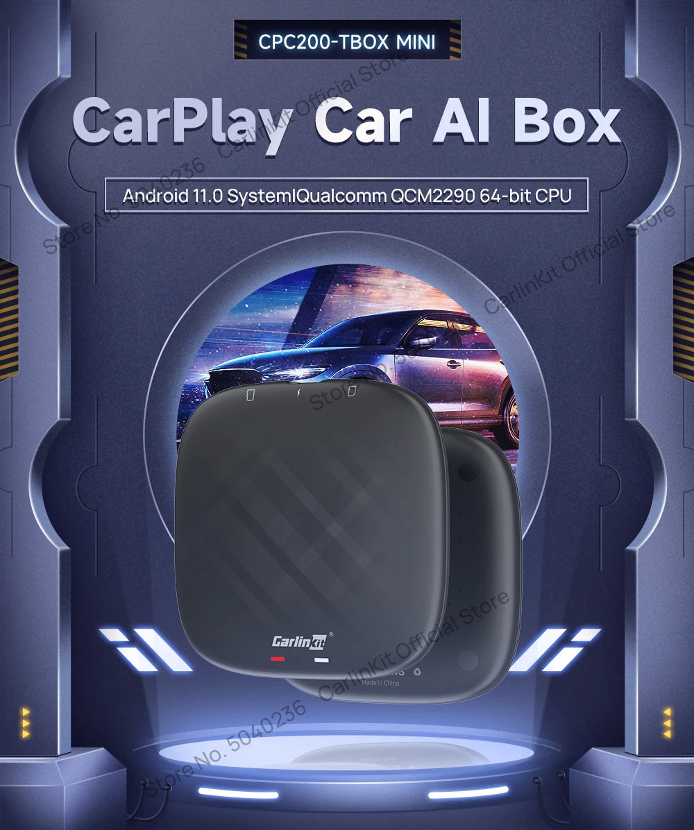 CarlinKit Android 11 Wireless CarPlay AI Box