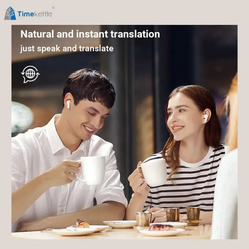 Ušesne slušalke Timekettle M3 Translator, dvosmerni prevod za 43 jezikov