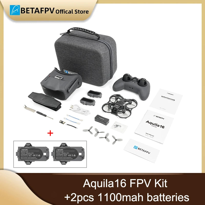 BETAFPV Aquila16 FPV Kit 2026 1S Brushless Whoop RTF Beginner Drone