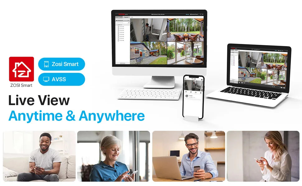 ZOSI 16CH 4K PoE Security Camera System – 8MP AI Detection IP Cameras | Waterproof 5MP/8MP