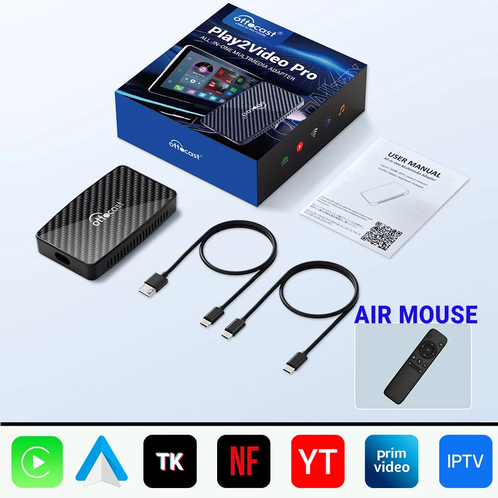 Brezžični video adapter OTTOCAST Play2Video Pro CarPlay