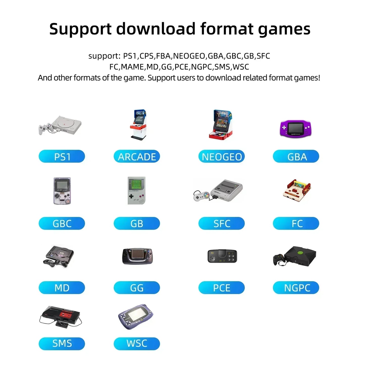 AMPOWN Miyoo Mini Plus Consoles Handheld Game Players 3.5'' IPS Portable Retro Video Game Linux System 3000mAh Wireless Emulator - Limetastore