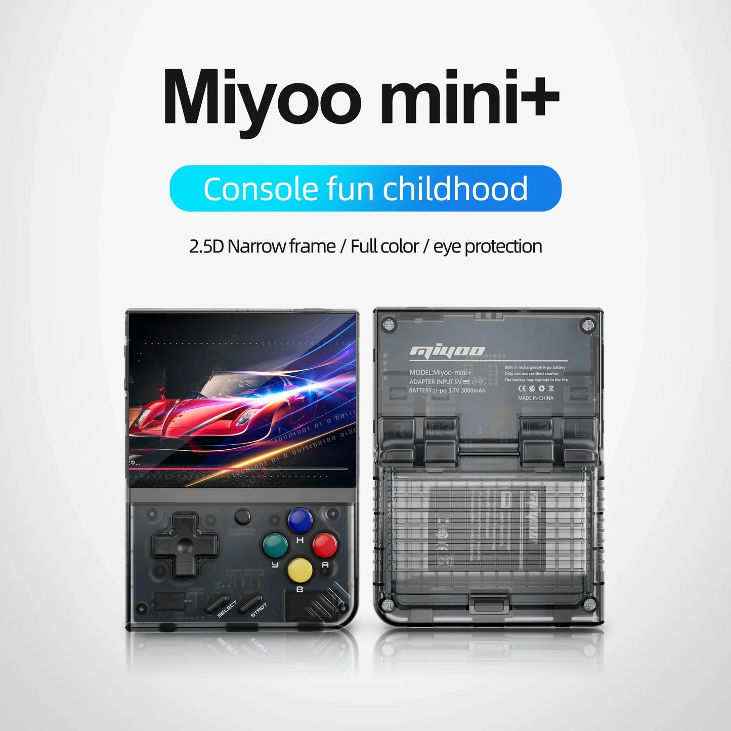 AMPOWN Miyoo Mini Plus Handheld Game Players 3.5'' IPS OCA Linux System Consoles Portable Retro Video Game Wireless Emulator - Limetastore