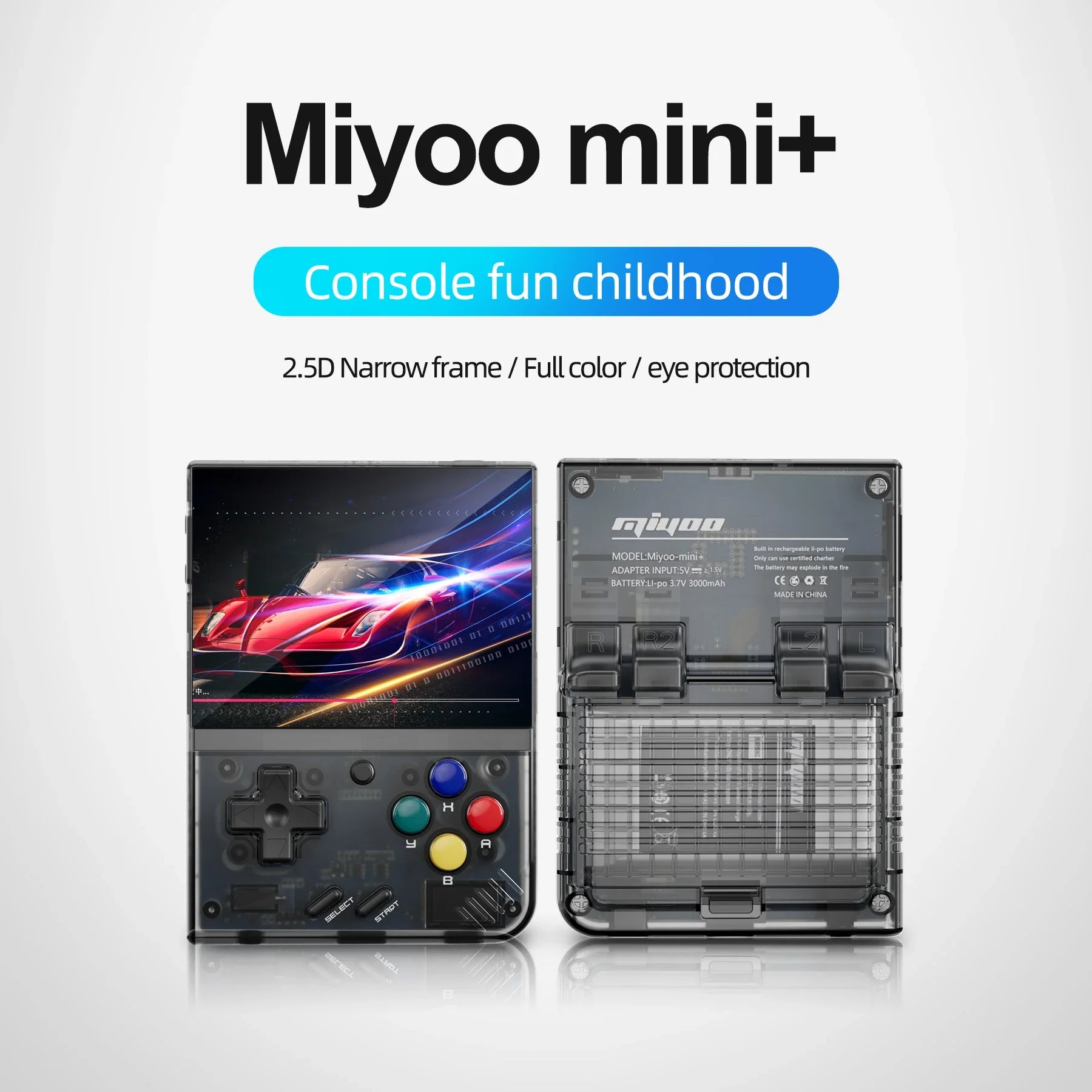AMPOWN Miyoo Mini Plus Handheld Game Players 3.5'' IPS OCA Linux System Consoles Portable Retro Video Game Wireless Emulator - Limetastore