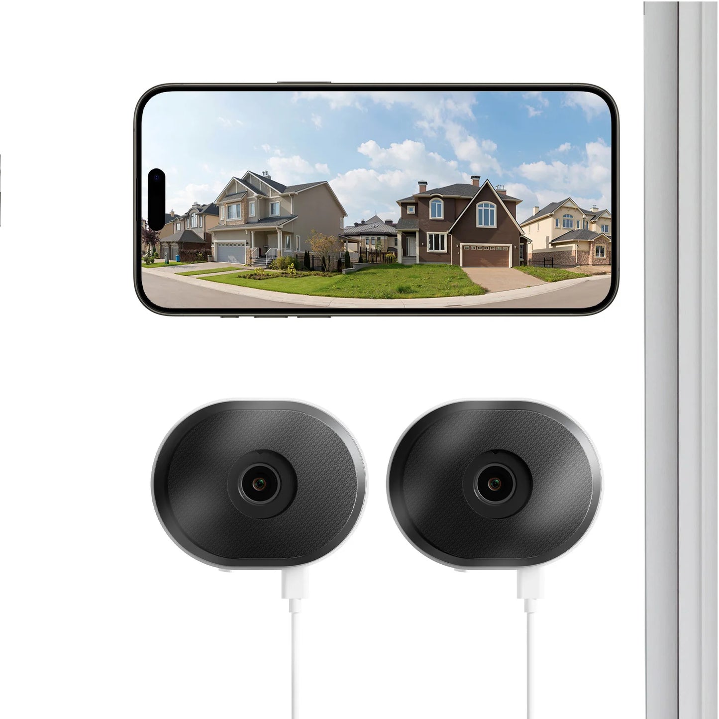 ZOSI C680 2K 3MP Window Security Camera – Full‑Color Night Vision, Indoor Plug‑In WiFi