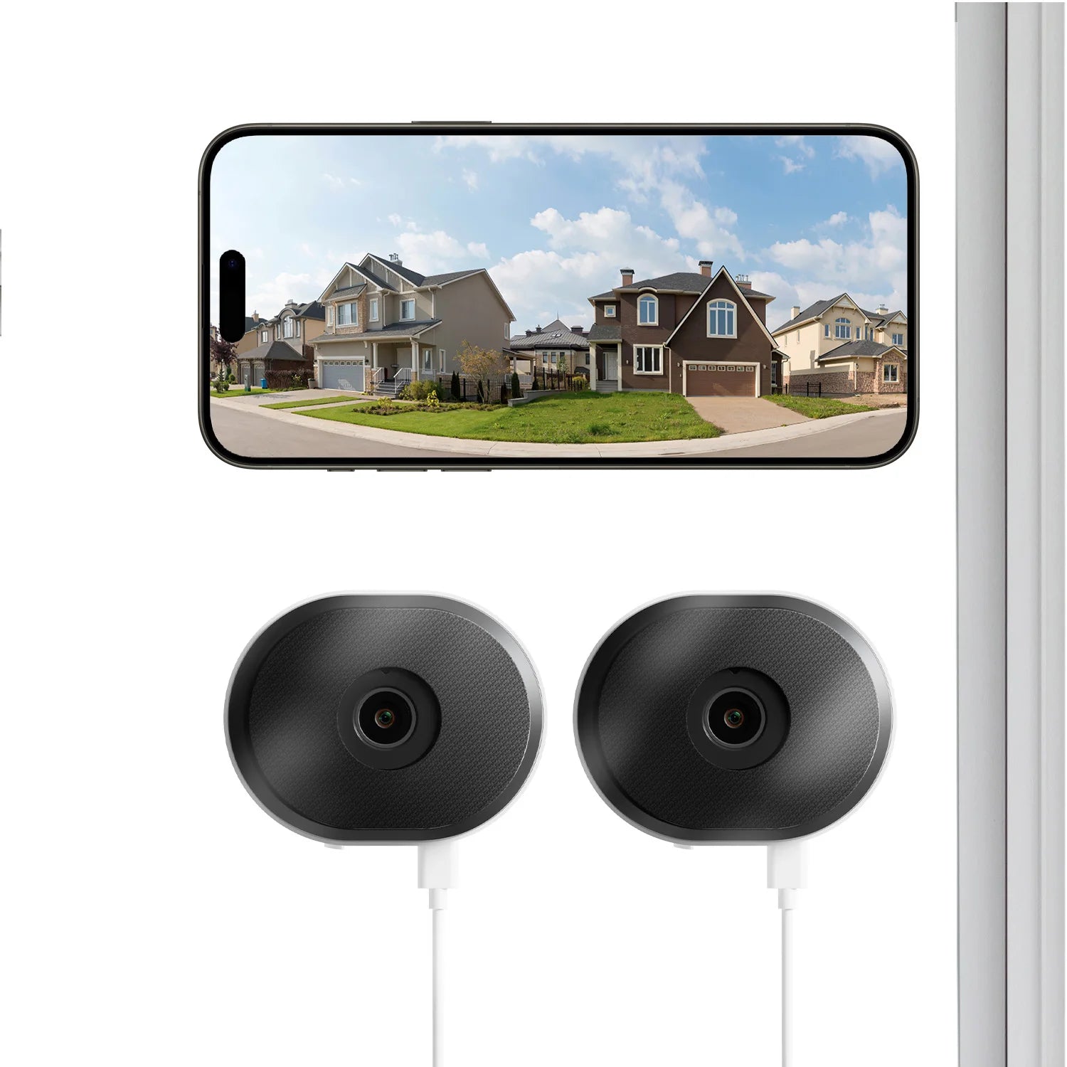 ZOSI C680 2K 3MP Window Security Camera – Full‑Color Night Vision, Indoor Plug‑In WiFi