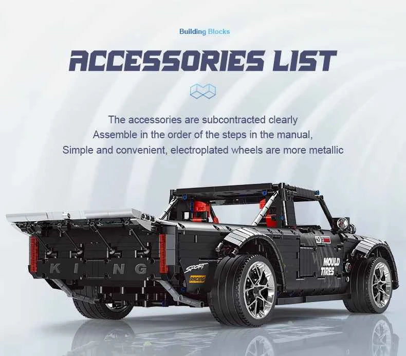 Mould King 13082 Motorized MOC‑34316 Off‑Road Pickup Truck - Limetastore