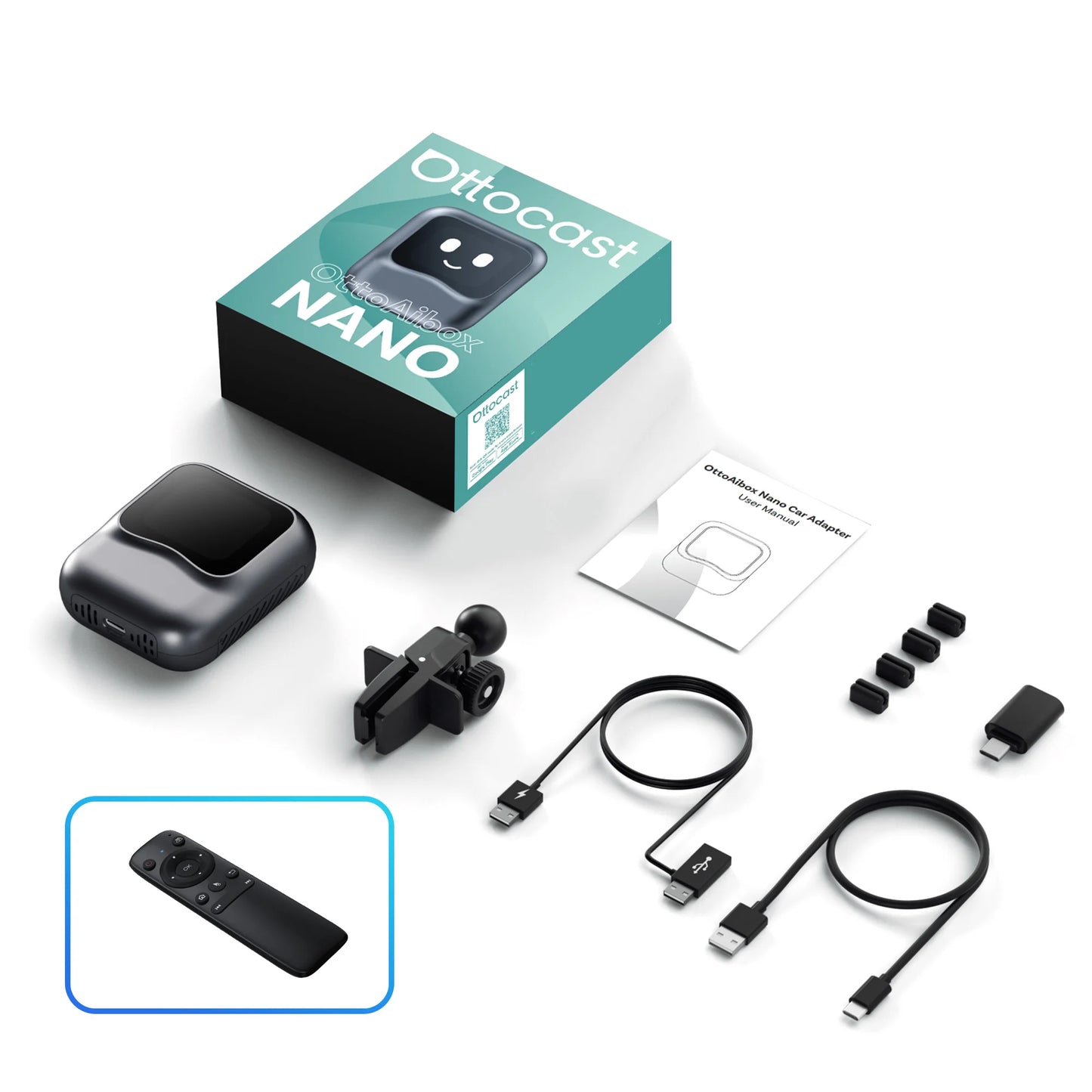OTTOCAST Ottaibox Nano Android 13 brezžični CarPlay AI Box