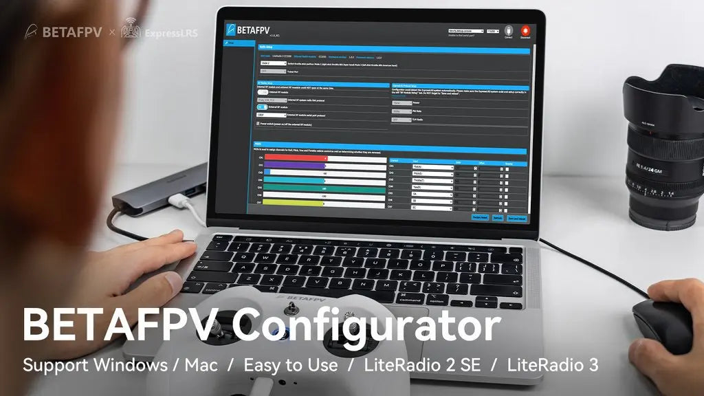 BETAFPV LiteRadio 2 SE Transmitter Frsky D8 for Cetus FPV Drone