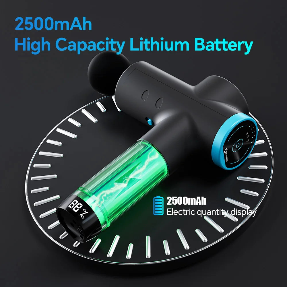 Booster M2‑12V – profesionalna masažna pištola LCD | globinska masaža mišic