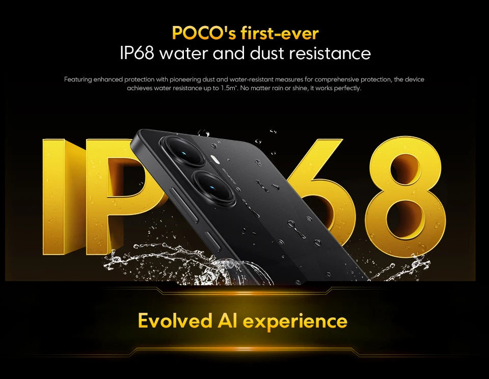 POCO X7 Pro 5G Smartphone Global Version Dimensity 8400-Ultra 50MP camera 6.67" 120Hz display  90W 6000mAh Battery NFC - Limetastore