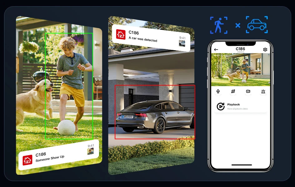 Varnostni kamerov sistem ZOSI 4K 8MP PoE – barvni nočni vid Aurora Lux | 5MP/8MP za zunanjo/notranjo uporabo