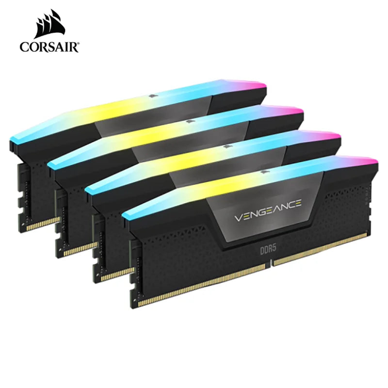 CORSAIR Vengeance RGB DDR5 Desktop Memory | 16GB/32GB | 5200MHz–7000MHz | High-Performance RAM