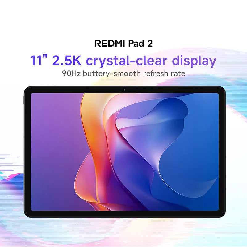 New Global version Xiaomi Redmi Pad 2 Tablet 90Hz 11" Display 9000mAh Battery MTK Helio G100-Ultra 8MP Camera Fast charging - Limetastore