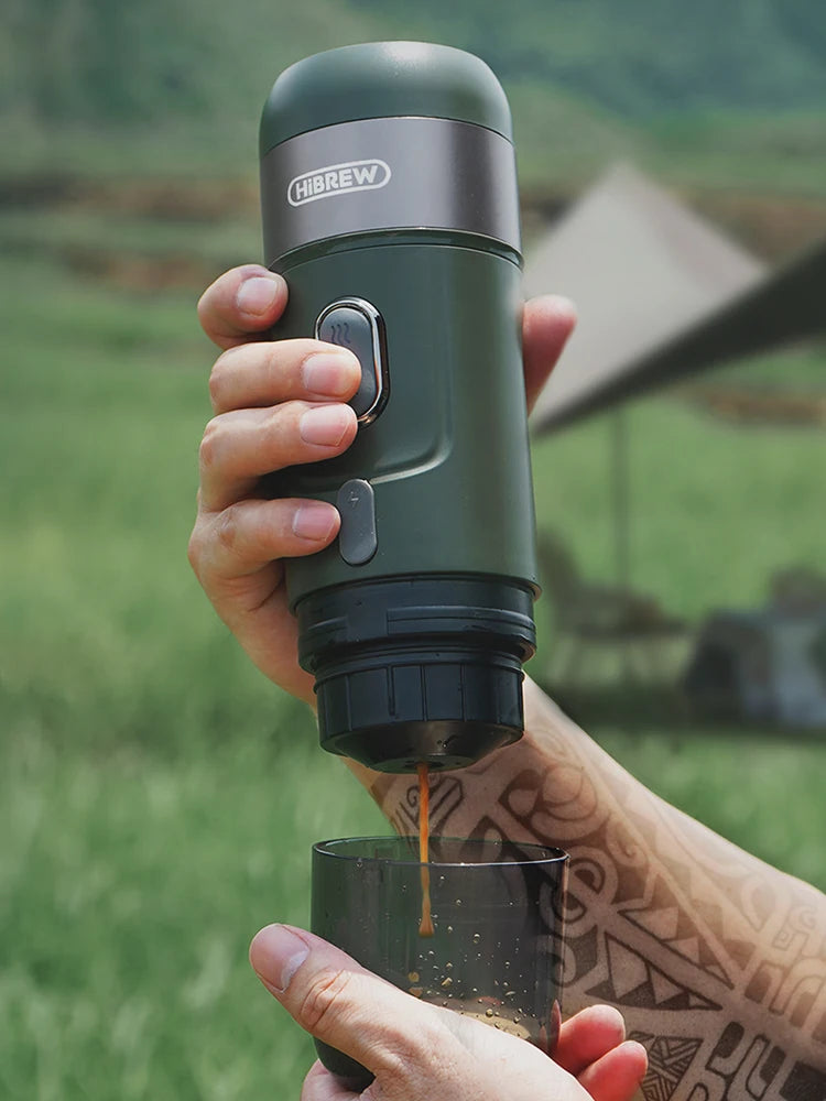 HiBREW Wireless Portable Espresso Machine – Electric Travel Coffee Maker with Fast Heating