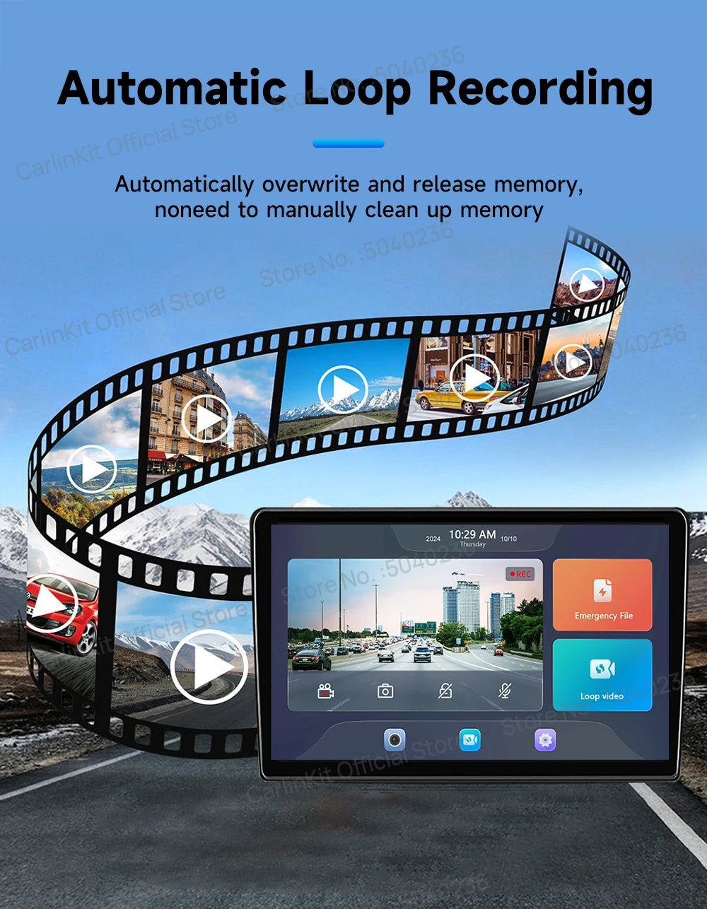 CarlinKit Android 13 8-jedrni 8+128 GB brezžični CarPlay AI Box