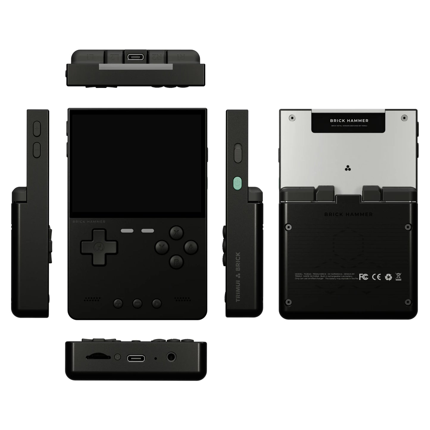 AMPOWN TRIMUI BRICK Metal Retro Games Console Portable Handheld Game Player CNC 3.2 IPS Screen Linux System Video Gaming Device - Limetastore