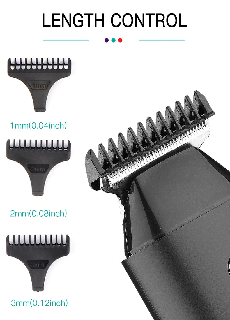 VGR V-932 Mini Pocket Hair Trimmer 0.5-3mm Zero-Cut 120-Min