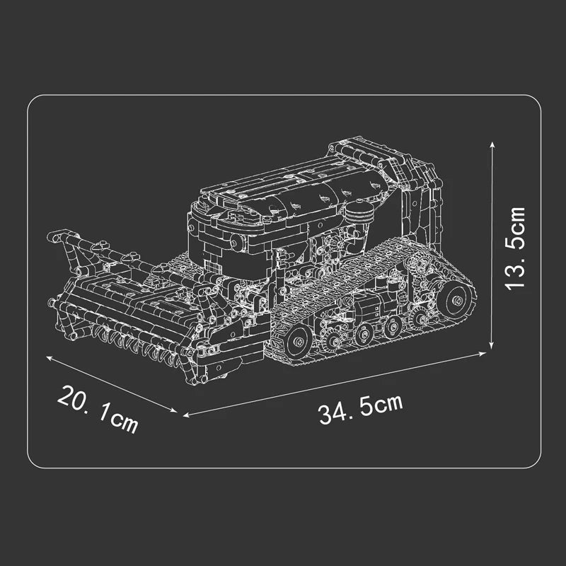 Mould King 17086 RC Reclaiming Machine Building Set | Motorized Technical Bucket Wheel Excavator - Limetastore