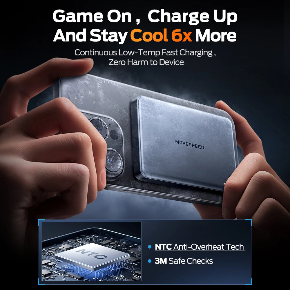 MOVESPEED S10 tanek magnetni prenosni polnilec 10000mAh PD20W MagSafe