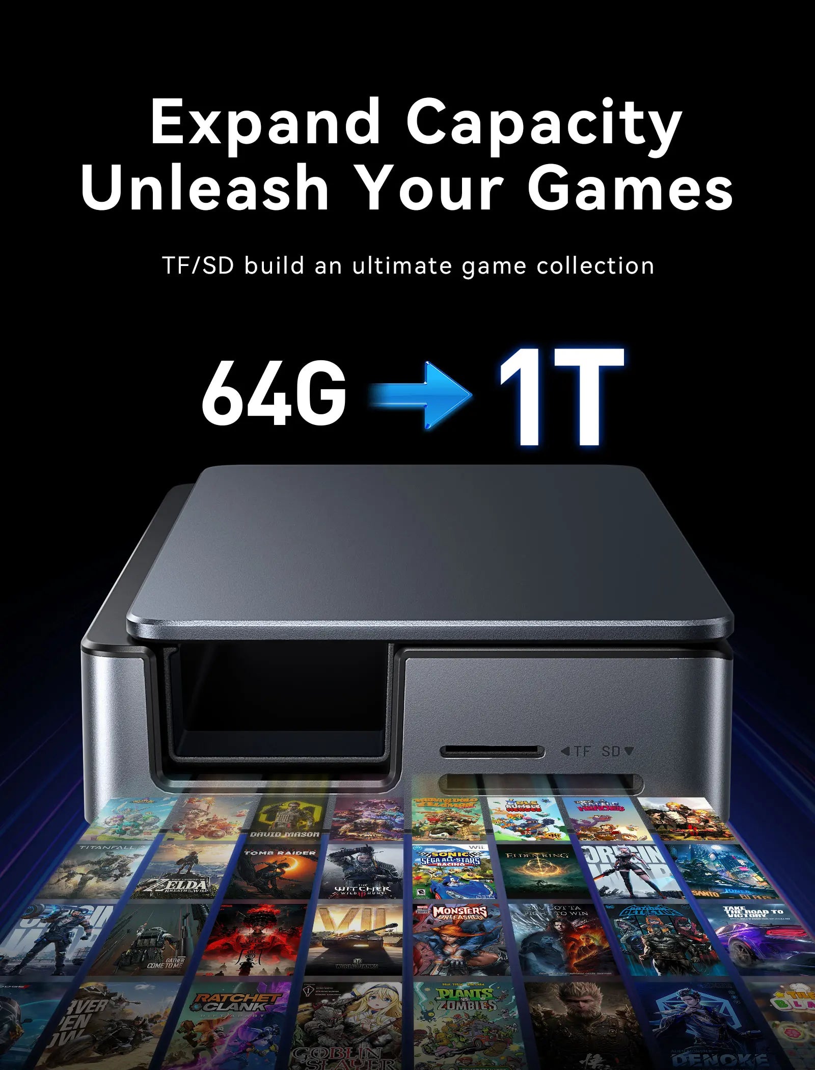Vention USB‑C Dock for Steam Deck | 4K60Hz HDMI, USB 3.2 10Gbps, RJ45, SD/TF, Multi‑Device Gaming Hub