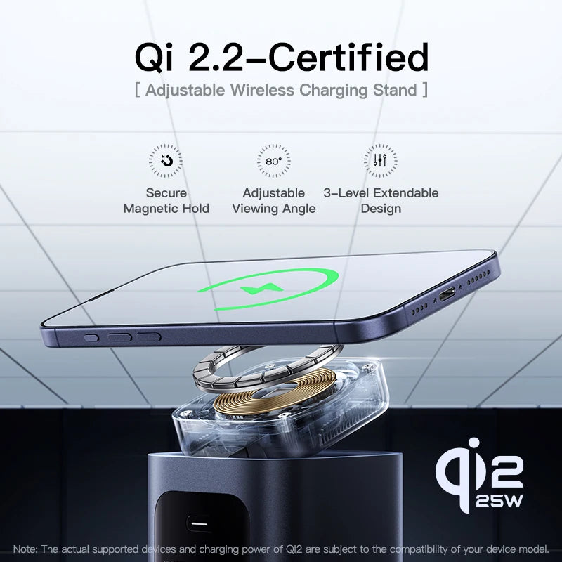 Baseus 160W 15‑v‑1 USB‑C zvezdišče | Dvojni HDMI 4K@120Hz, Qi2.2 25W brezžični polnilnik