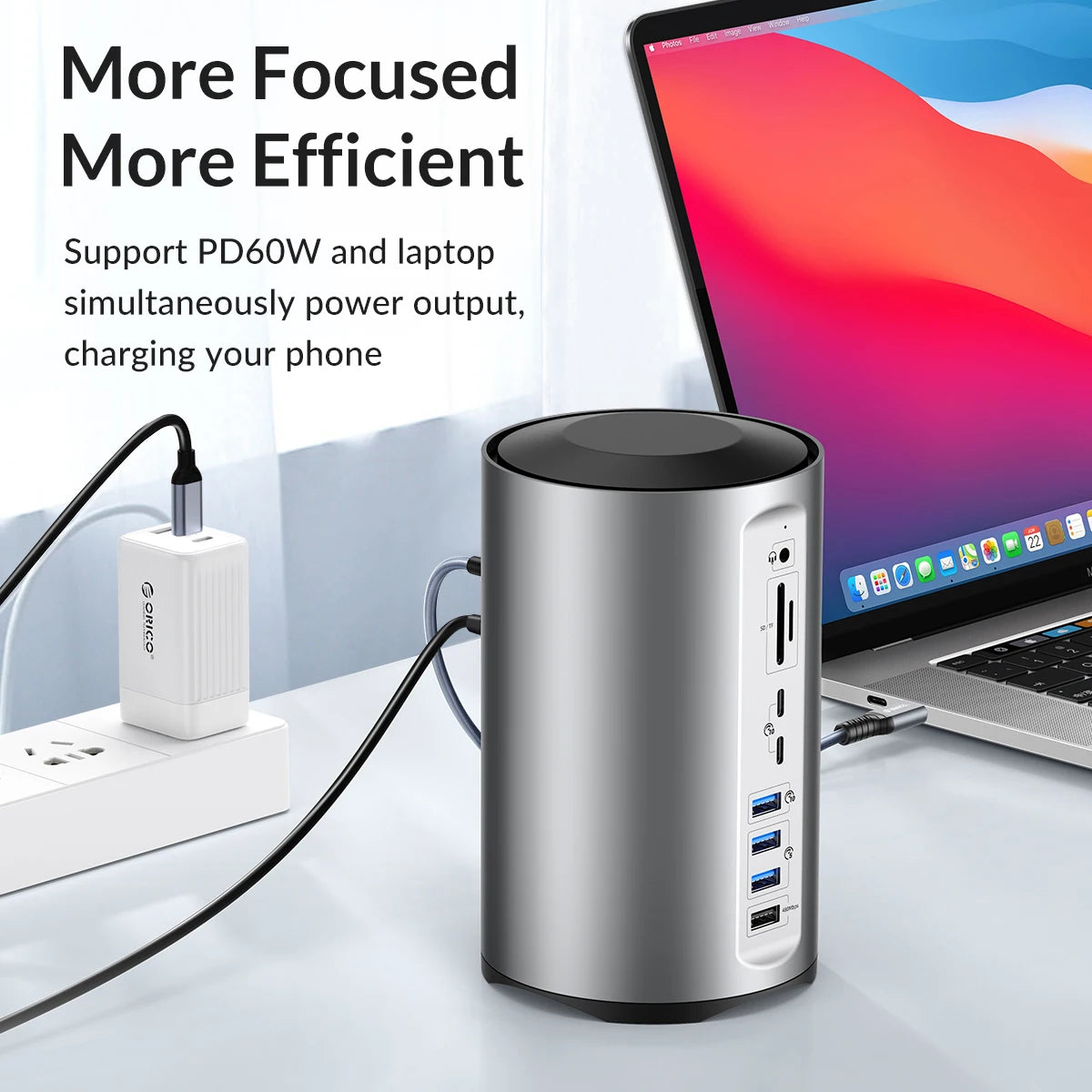 ORICO USB4 Type-C priklopna postaja za MacBook Pro M1/M2 z 8K HDMI, DisplayPort