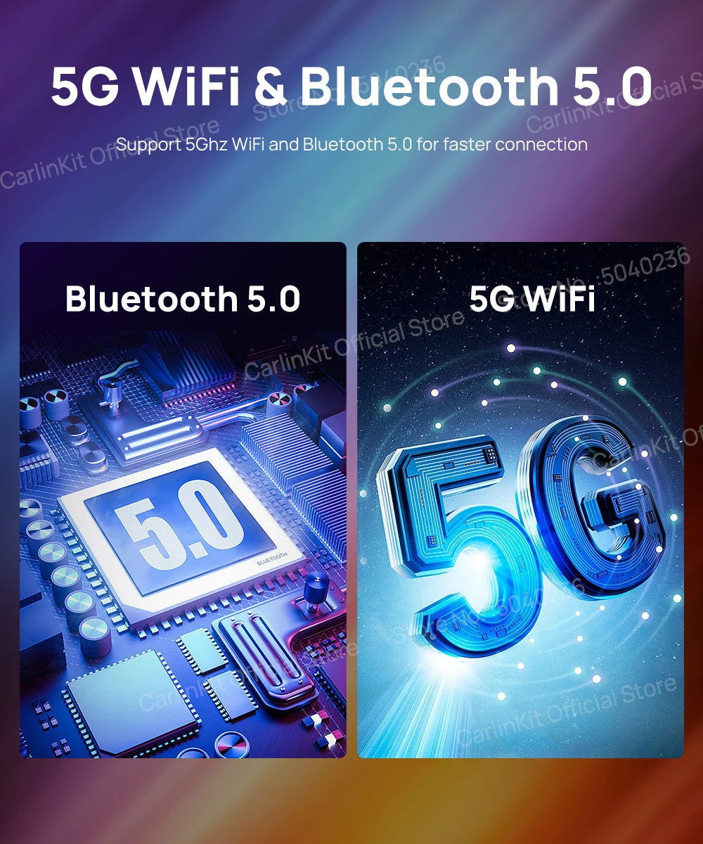 CarlinKit Android 13 8+128GB brezžični CarPlay AI Box