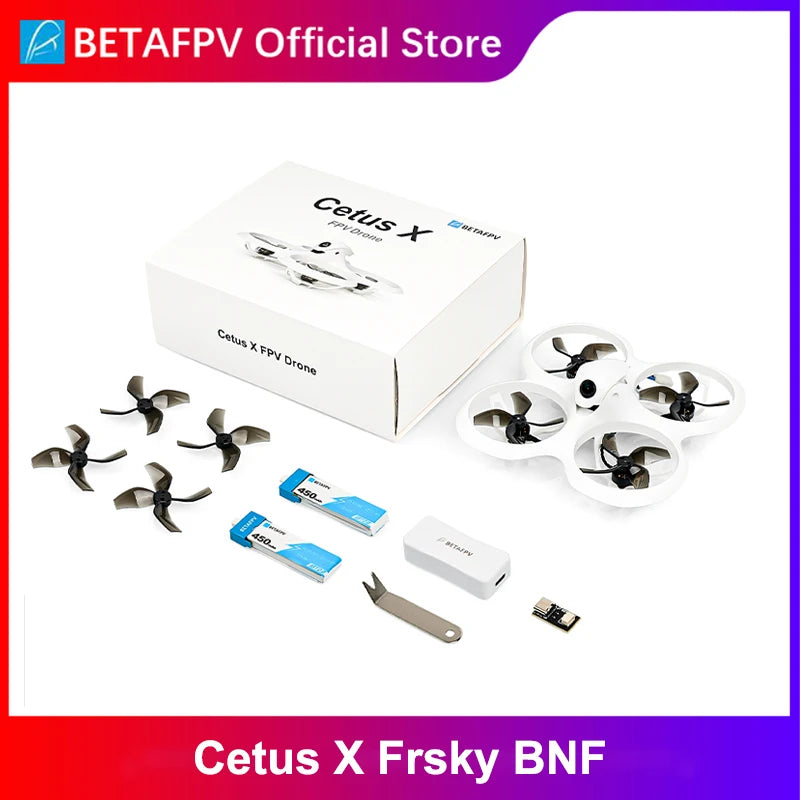 BETAFPV Cetus X FPV Kit 2S brezkrtačni RTF začetniški dron 2026