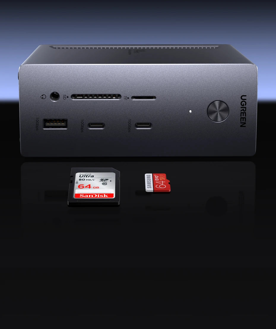 UGREEN priklopna postaja USB-C 14-v-1 s trojnim zaslonom
