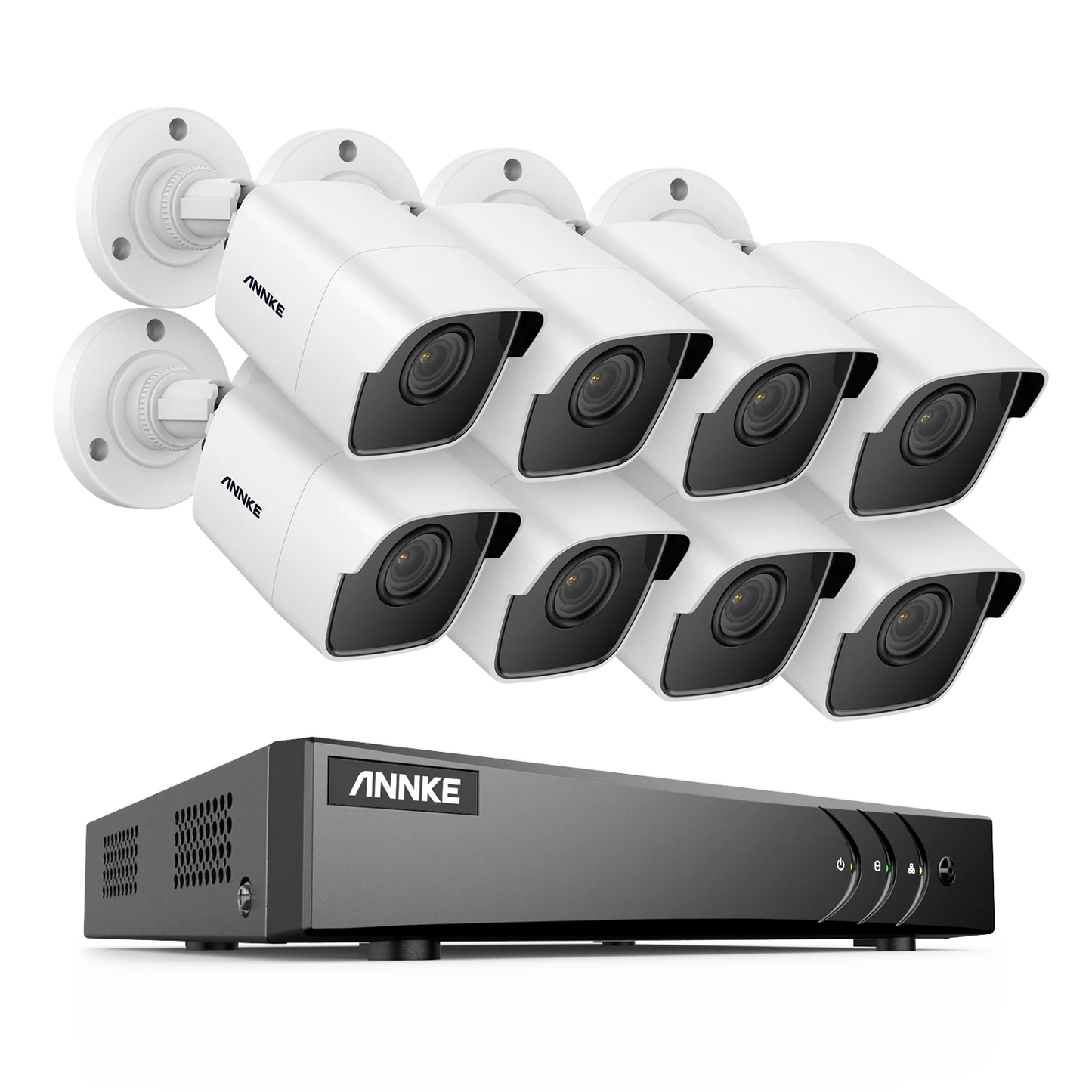 ANNKE 5MP Lite Ultra HD CCTV sistem | H.265+ 8-kanalni DVR, 8× EXIR kamer