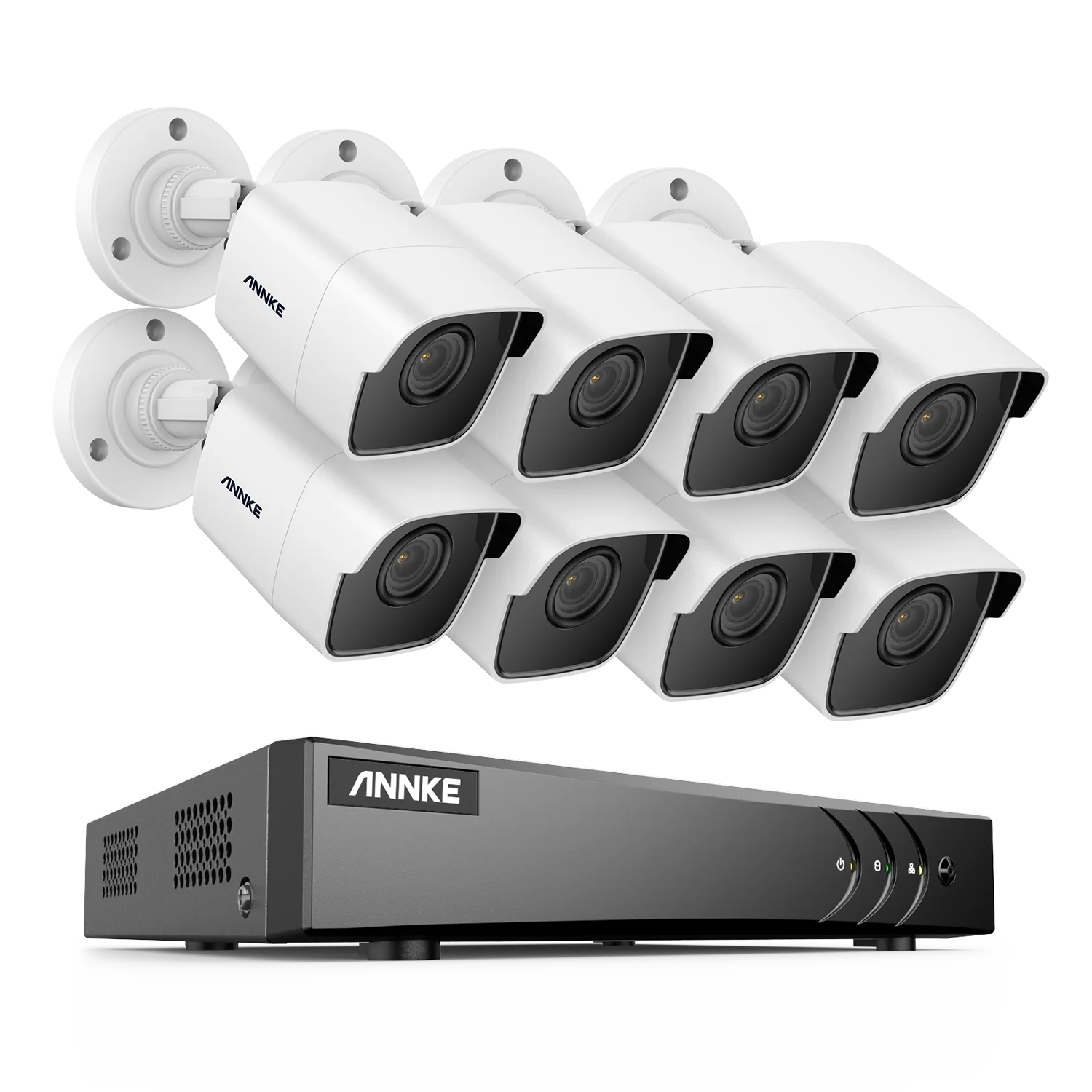 ANNKE 5MP Lite Ultra HD CCTV sistem | H.265+ 8-kanalni DVR, 8× EXIR kamer