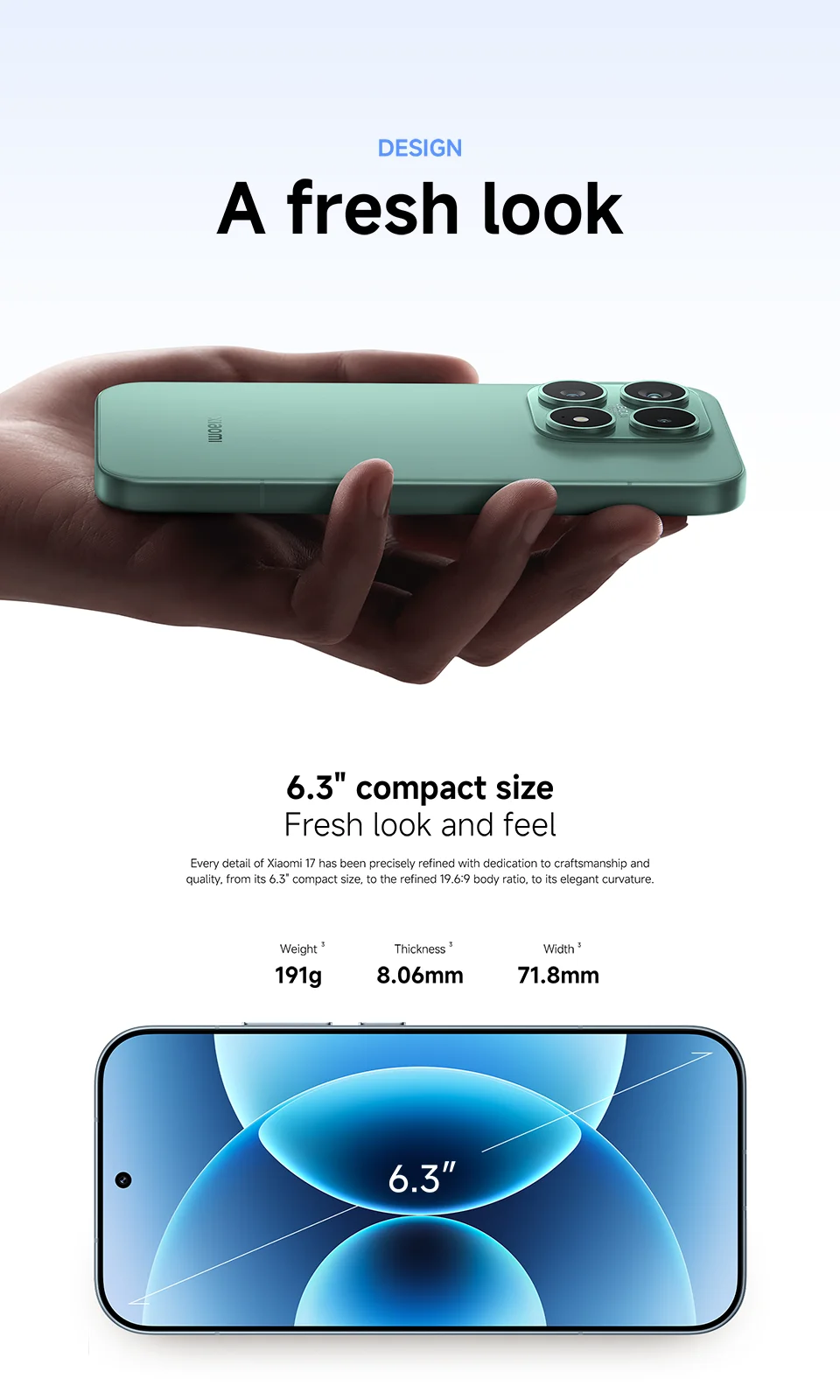 World Premiere Global Version Xiaomi 17 Smartphone 5G Snapdragon® 8 Elite Gen 5 CPU Leica Camera 6330mAh 100W HyperCharge 6.3" OLED Display - Limetastore