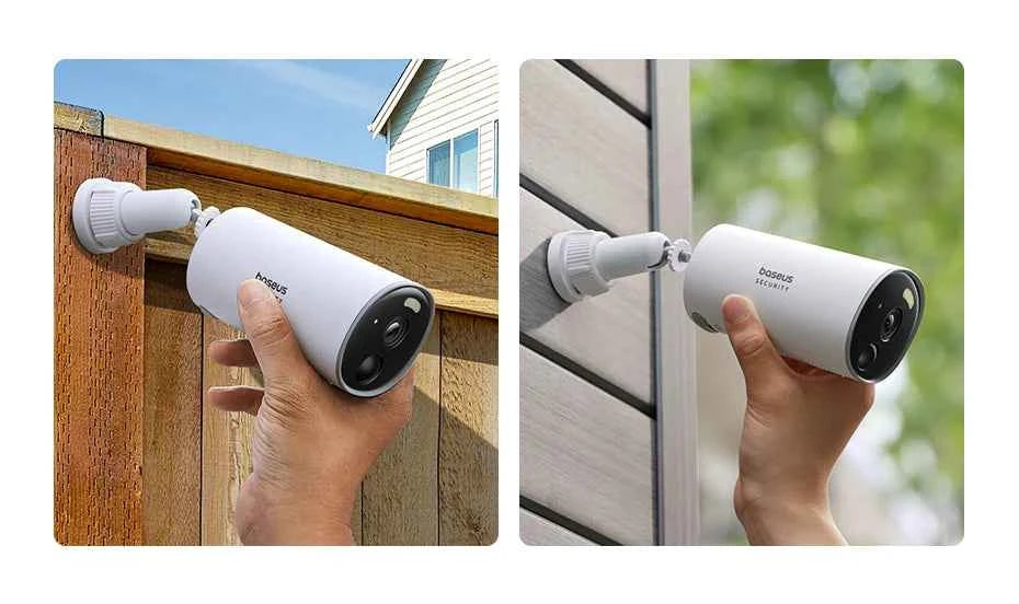 Baseus Security B1 Outdoor Camera 2K Wireless Wifi Camera Security Protection System 24/7 Recording Built-in 8GB Local Storage - Limetastore