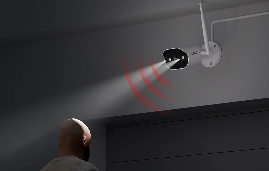 Varnostni kameri sistem Wi-Fi 6 ZOSI 2K – 3MP notranje/zunanje brezžične IP kamere z dvosmernim zvokom