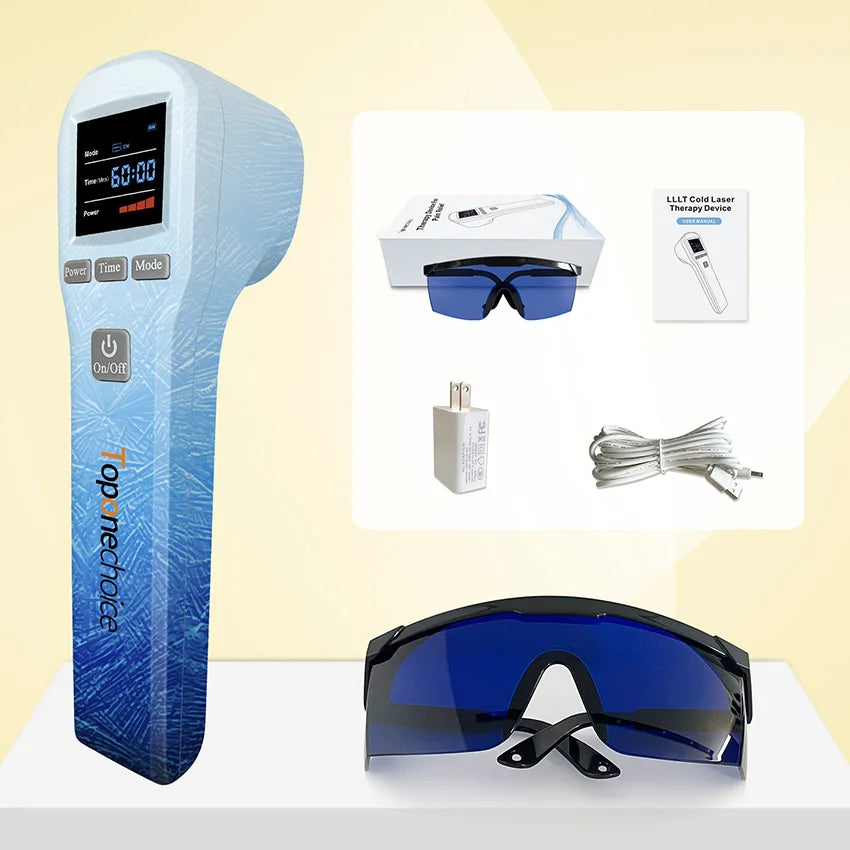 Toponechoice 880mW profesionalni terapevtski aparat s hladnim laserjem – 650 nm in 808 nm