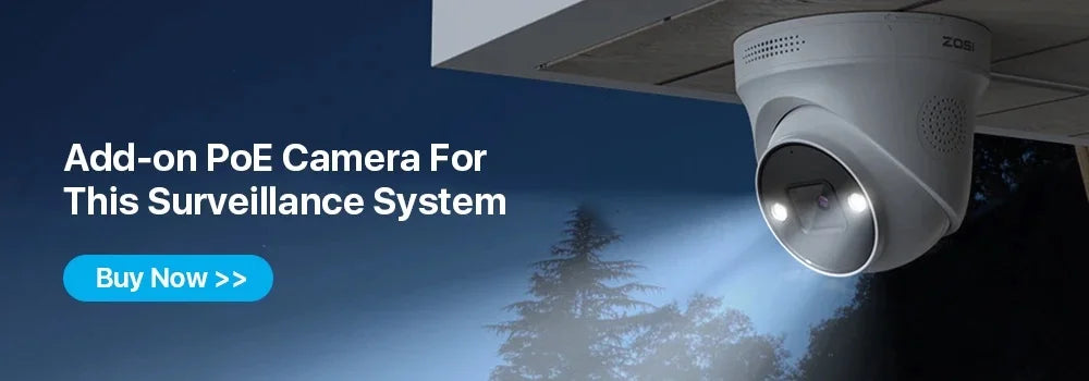 Varnostni kamerov sistem ZOSI 4K 32CH PoE – 8MP Ultra HD IP kamere z AI prepoznavanjem obraza
