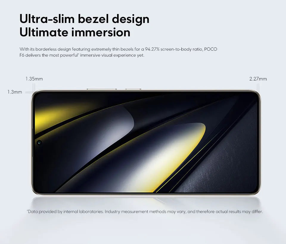 POCO F6 Smartphone Global Version Snapdragon®8s Gen 3 90W Turbo Charging 6.67" 1.5K 120Hz CrystalRes AMOLED DotDisplay NFC 5G - Limetastore
