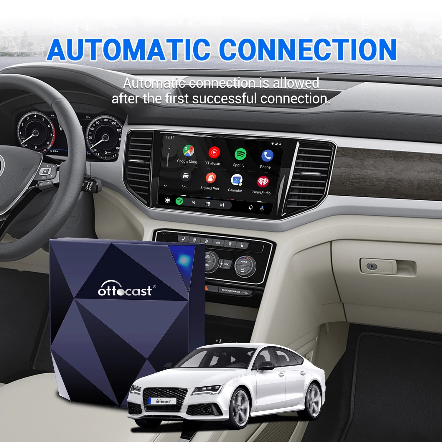 Brezžični adapter OTTOCAST A2Air Android Auto USB-ključ