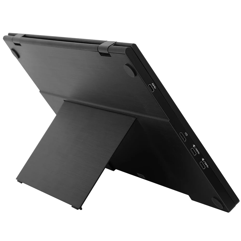 UPERFECT 15.6" Portable Dual Monitor - 1080P FHD IPS Folding Laptop Screen Extender with USB-C Plug & Play for Gaming and Travel - Limetastore