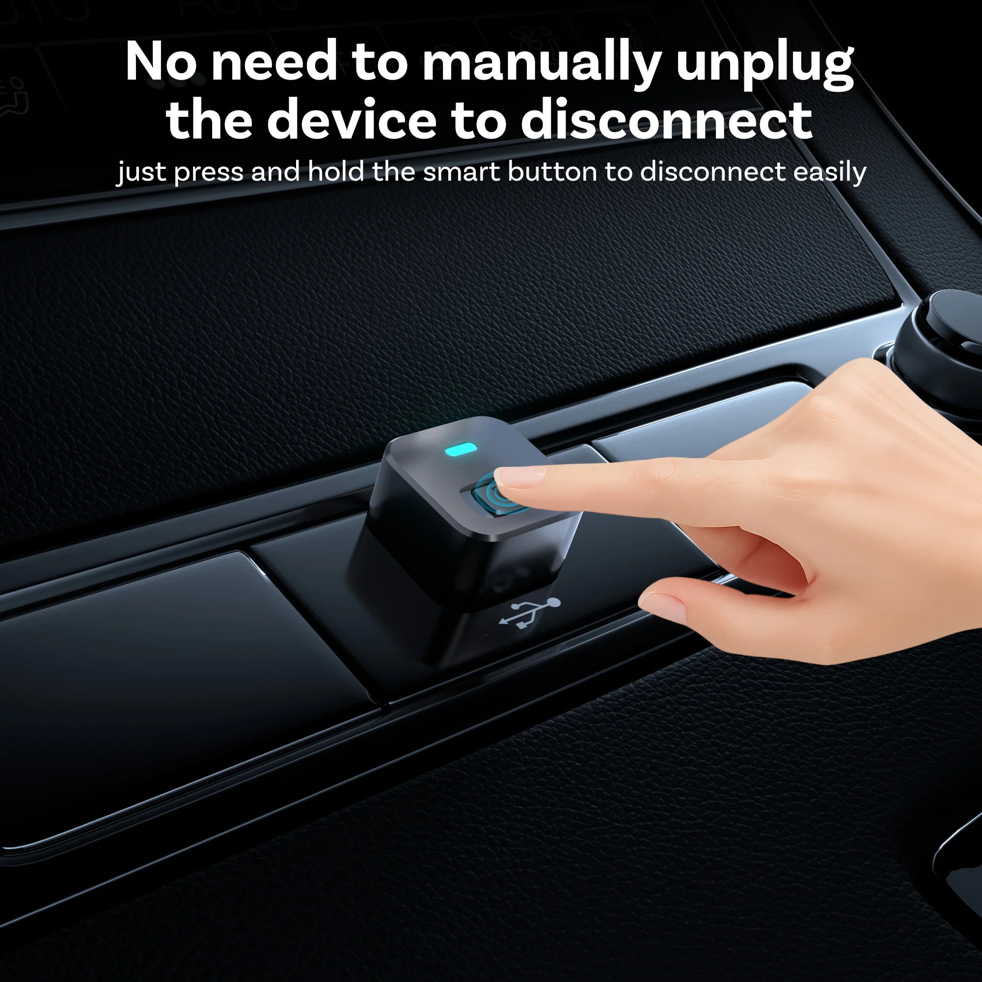 OTTOCAST Cube Mini brezžični Android Auto in CarPlay Dongle